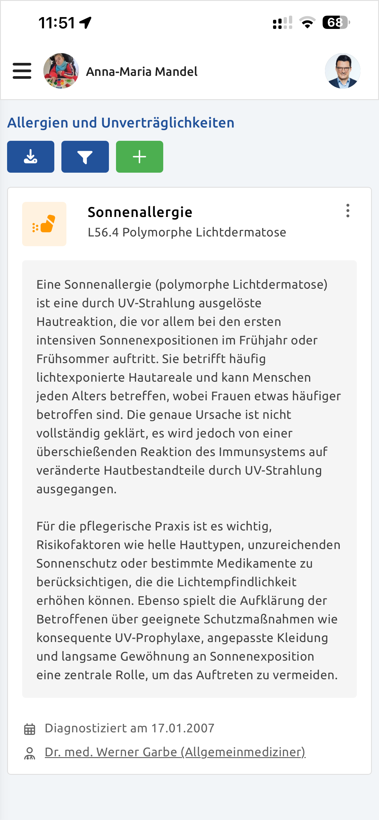 mendracare - Allergies & Intolerances