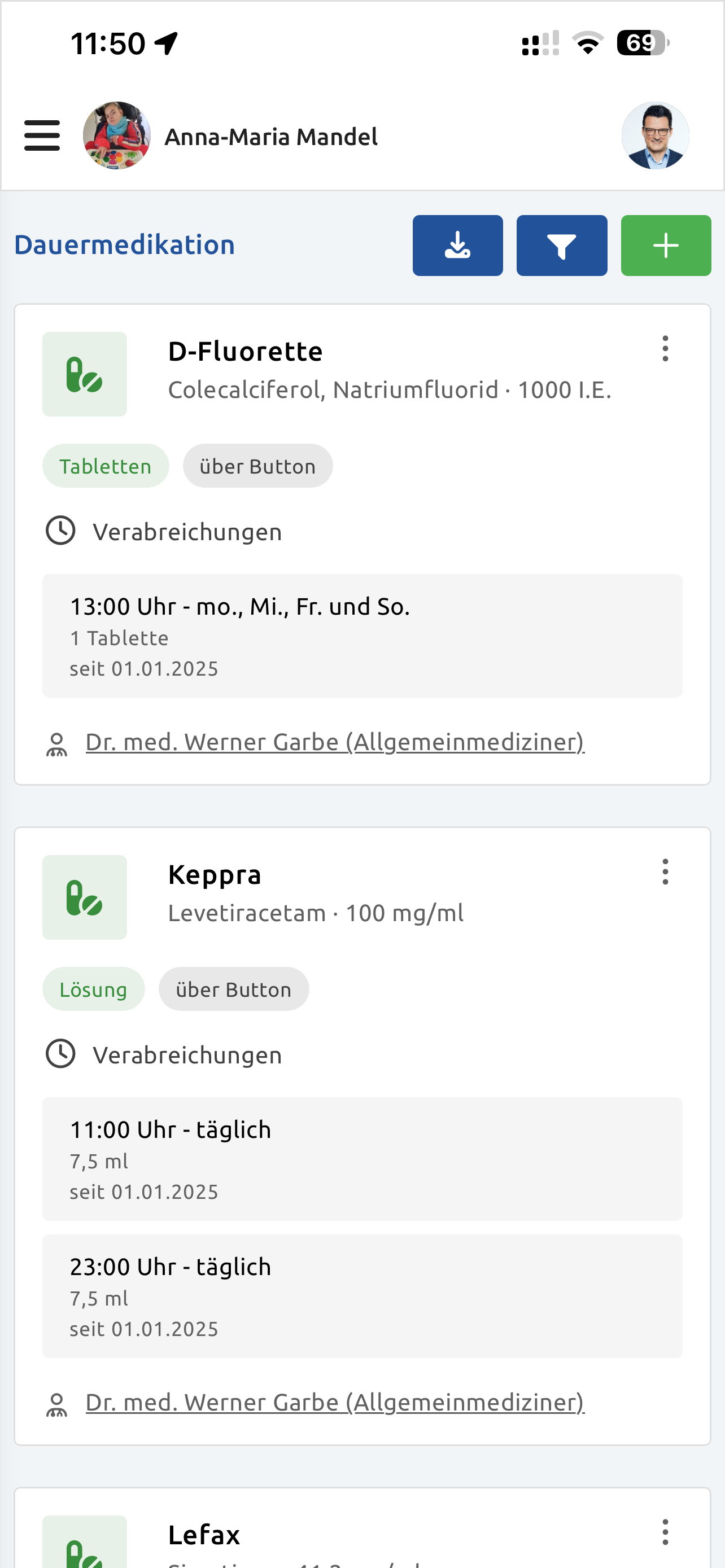 mendracare - Medications at a Glance