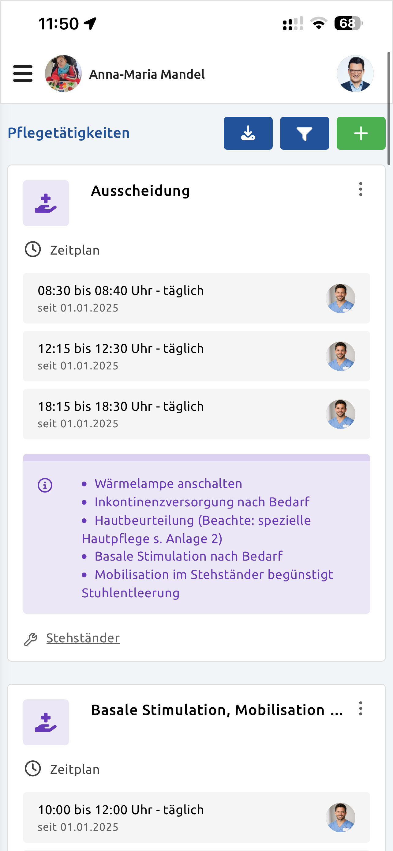 mendracare - Plan Care Activities